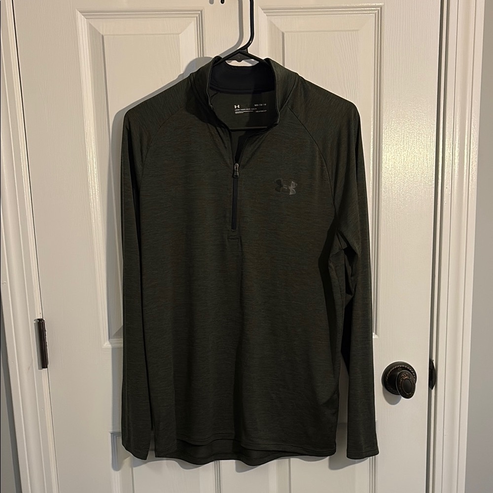 Under Armour Dark Green Lightweight 1/4-Zip Pullover